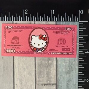 🌀10/$10🌀 Sanrio Banknote Reusable Waterproof Vinyl Sticker Decal